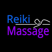 Reiki Massage Neon Skilt