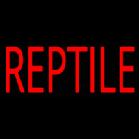 Reptile Block Neon Skilt