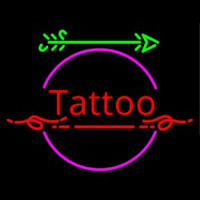 Retro Tattoo Arrow Neon Skilt