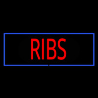 Ribs Neon Skilt