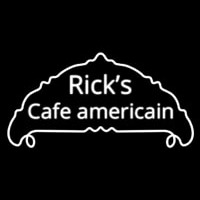 Ricks Cafe Americain  Neon Skilt