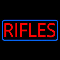 Rifles Neon Skilt