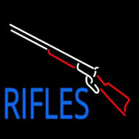 Rifles With Graphic Neon Skilt