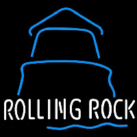Rolling Rock Day Lighthouse Beer Sign Neon Skilt