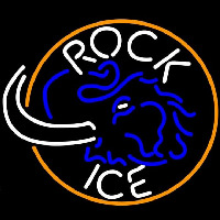 Rolling Rock Ice Elephant Beer Sign Neon Skilt