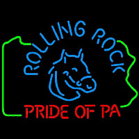 Rolling Rock Pride Of Pa Beer Sign Neon Skilt