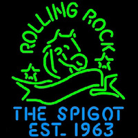 Rolling Rock The Spigot Beer Neon Skilt