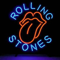 Rolling Stones Neon Skilt