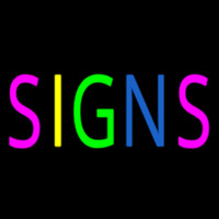 S Neon Skilt