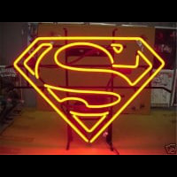 SUPERMAN Neon Skilt