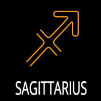 Sagittarius Logo Neon Skilt