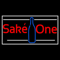 Sake One With Bottle 1 Neon Skilt