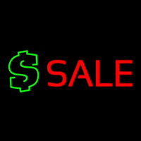 Sale Dollar Sign Neon Skilt