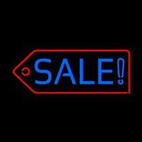 Sale With Red Border Neon Skilt