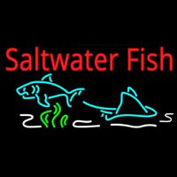 Saltwater Fish Neon Skilt