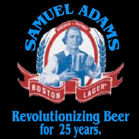 Samual Adams Revolutionizing Beer Sign Neon Skilt
