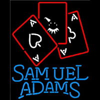 Samuel Adams Ace And Poker Beer Sign Neon Skilt