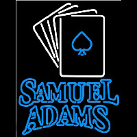 Samuel Adams Cards Beer Sign Neon Skilt