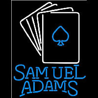 Samuel Adams Cards Beer Sign Neon Skilt