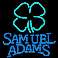 Samuel Adams Clover Beer Sign Neon Skilt
