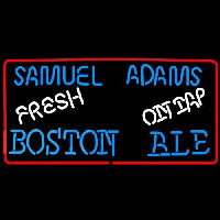 Samuel Adams Fresh Boston Ale On Tap Beer Sign Neon Skilt