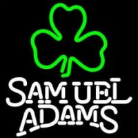 Samuel Adams Green Clover Neon Skilt
