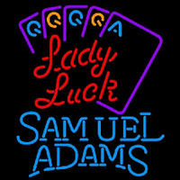 Samuel Adams Lady Luck Series Beer Sign Neon Skilt