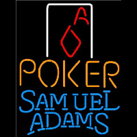 Samuel Adams Poker Squver Ace Beer Sign Neon Skilt