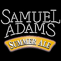 Samuel Adams Summer Ale White Beer Sign Neon Skilt
