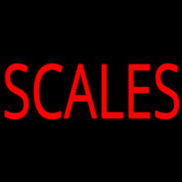 Scales Neon Skilt