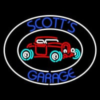 Scotts Garage Neon Skilt