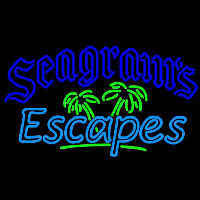 Seagrams Escapes Wine Coolers Beer Sign Neon Skilt