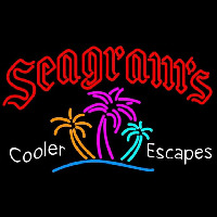 Seagrams Wild Berry Margarita Strawberry Daiquiri Wine Coolers Beer Sign Neon Skilt