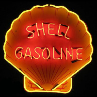 Shell Gasoline Neon Skilt