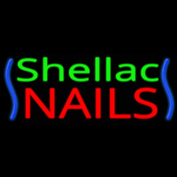 Shellac Nails Neon Skilt
