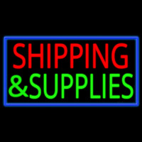 Shipping And Supplies Neon Skilt