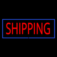 Shipping Blue Border Neon Skilt