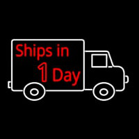 Ships In 1 Day Neon Skilt