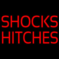 Shocks Hitches Green Border 1 Neon Skilt