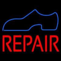 Shoe Repair Neon Skilt