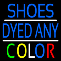 Shoes Dyed And Color With Line Neon Skilt