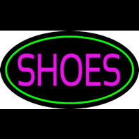 Shoes Oval Green Neon Skilt