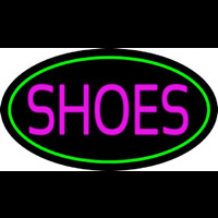 Shoes Oval Green Neon Skilt