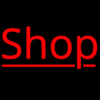 Shop Logo Neon Skilt