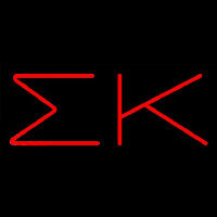 Sigma Kappa Neon Skilt