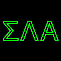 Sigma Lambda Alpha Neon Skilt