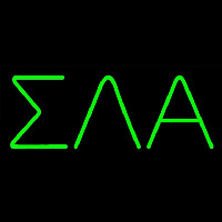 Sigma Lambda Alpha Neon Skilt