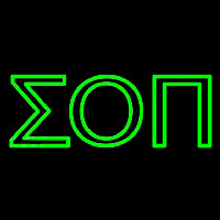 Sigma Omicron Pi Neon Skilt