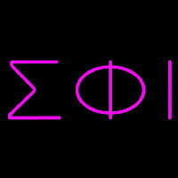 Sigma Phi Iota Neon Skilt