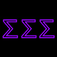 Sigma Sigma Sigma Neon Skilt